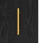 Casa si Gradina - Mobilier - Comode si corpuri - Comode - Bufet Stejar negru 34 x 34.5 x 90 cm Lemn compozit - Infinity.ro