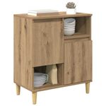 Casa si Gradina - Mobilier - Comode si corpuri - Comode - Bufet stejar artizanal 35 x 60 x 70 cm Lemn compozit - Infinity.ro