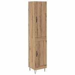 Casa si Gradina - Mobilier - Comode si corpuri - Corpuri bucatarie - Bufet Stejar Artizanal 69,5 x 34 x 180 cm Lemn compozit - Infinity.ro
