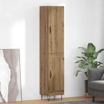 Casa si Gradina - Mobilier - Comode si corpuri - Corpuri bucatarie - Bufet Stejar Artizanal 69,5 x 34 x 180 cm Lemn compozit - Infinity.ro