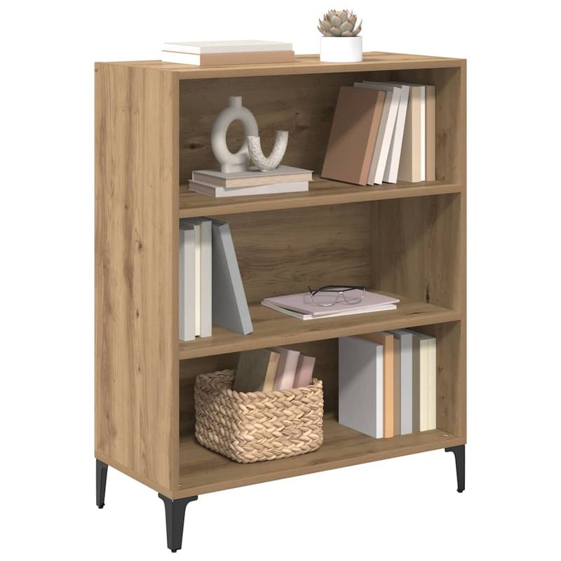 Casa si Gradina - Mobilier - Comode si corpuri - Comode - Bufet stejar artizanal 32.5 x 69.5 x 90 cm Lemn compozit - Infinity.ro
