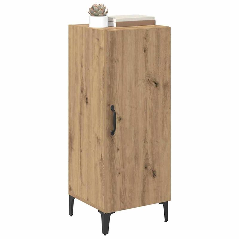 Casa si Gradina - Mobilier - Comode si corpuri - Comode - Bufet stejar artizanal 34.5 x 34 x 90 cm Lemn compozit - Infinity.ro