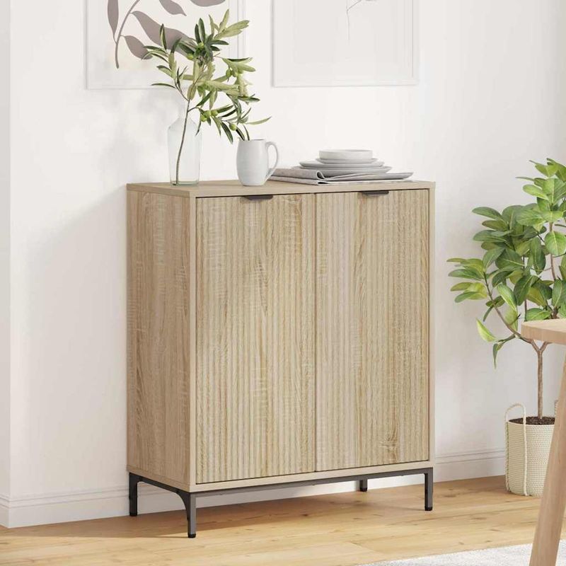 Casa si Gradina - Mobilier - Comode si corpuri - Comode - Bufet Stejar sonoma 69.5 x 33 x 82 cm Lemn compozit - Infinity.ro