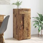 Casa si Gradina - Mobilier - Comode si corpuri - Comode - Bufet stejar artizanal 42.5 x 40 x 93 cm Lemn compozit - Infinity.ro