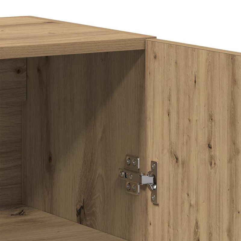 Casa si Gradina - Mobilier - Comode si corpuri - Comode - Bufet stejar artizanal Set de doua piese Lemn compozit - Infinity.ro