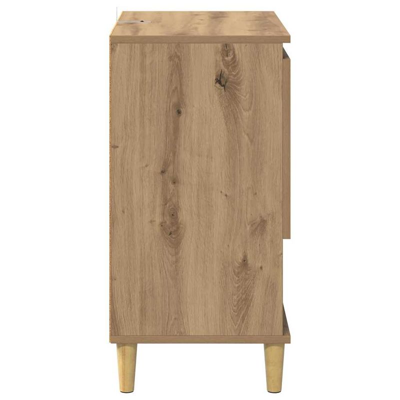 Casa si Gradina - Mobilier - Comode si corpuri - Comode - Bufet stejar artizanal 35 x 60 x 70 cm Lemn compozit - Infinity.ro