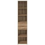 Casa si Gradina - Mobilier - Comode si corpuri - Comode - Bufet Stejar Artizanal 40 x 42,5 x 185 cm Lemn compozit - Infinity.ro