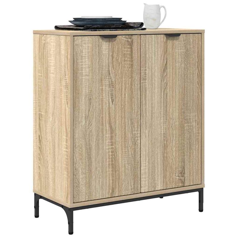 Casa si Gradina - Mobilier - Comode si corpuri - Comode - Bufet Stejar sonoma 69.5 x 33 x 82 cm Lemn compozit - Infinity.ro