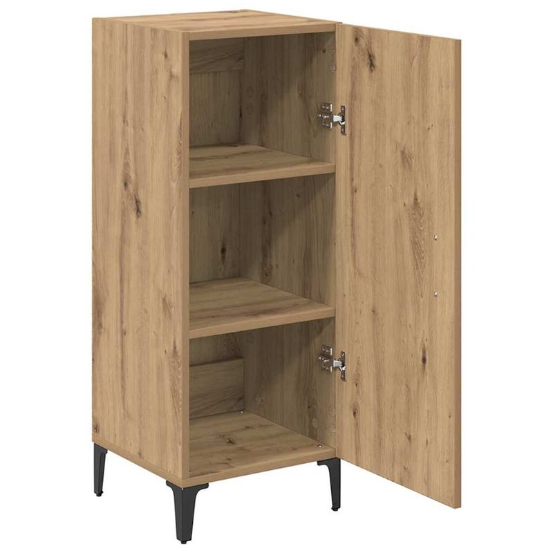 Casa si Gradina - Mobilier - Comode si corpuri - Comode - Bufet stejar artizanal 34.5 x 34 x 90 cm Lemn compozit - Infinity.ro