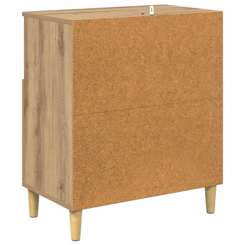 Casa si Gradina - Mobilier - Comode si corpuri - Comode - Bufet stejar artizanal 35 x 60 x 70 cm Lemn compozit - Infinity.ro