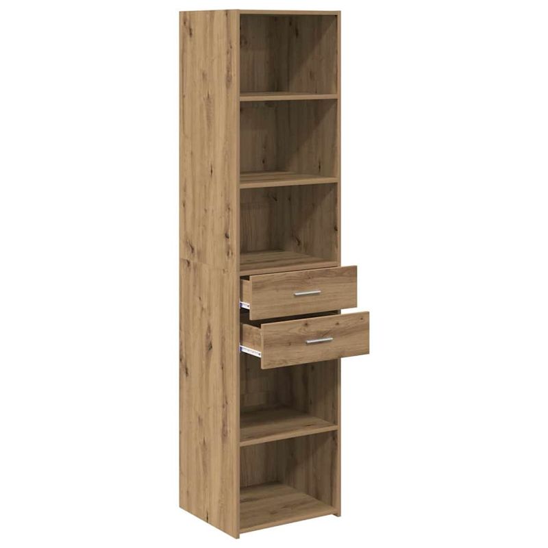 Casa si Gradina - Mobilier - Comode si corpuri - Comode - Bufet Stejar Artizanal 45 x 42,5 x 185 cm Lemn compozit - Infinity.ro
