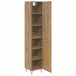 Casa si Gradina - Mobilier - Comode si corpuri - Corpuri bucatarie - Bufet Stejar Artizanal 69,5 x 34 x 180 cm Lemn compozit - Infinity.ro