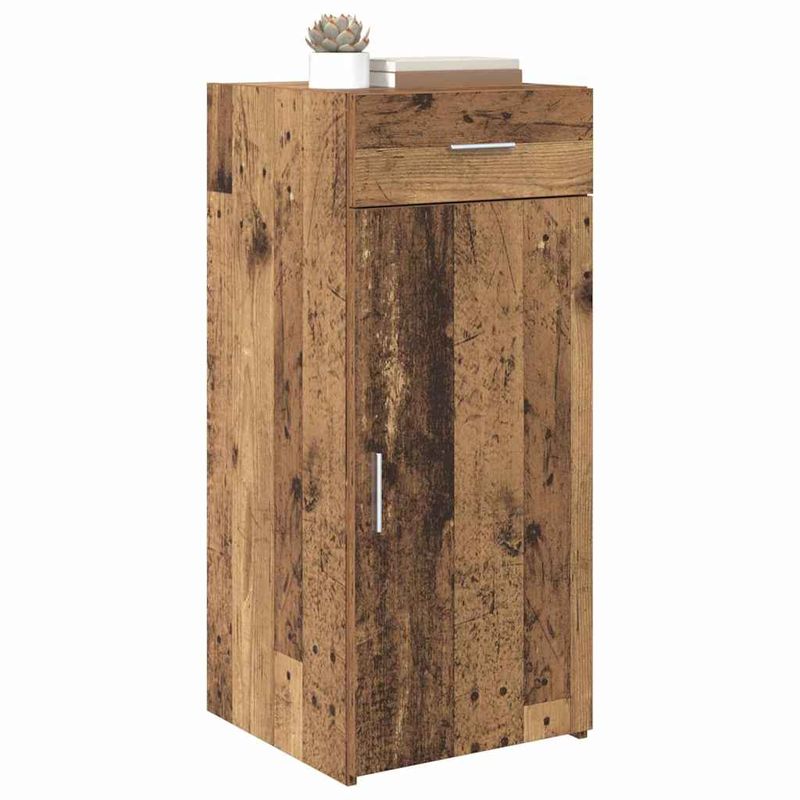 Casa si Gradina - Mobilier - Comode si corpuri - Comode - Bufet stejar artizanal 42.5 x 40 x 93 cm Lemn compozit - Infinity.ro