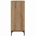 Casa si Gradina - Mobilier - Comode si corpuri - Comode - Bufet stejar artizanal 89.5 x 33 x 82 cm Lemn compozit - Infinity.ro