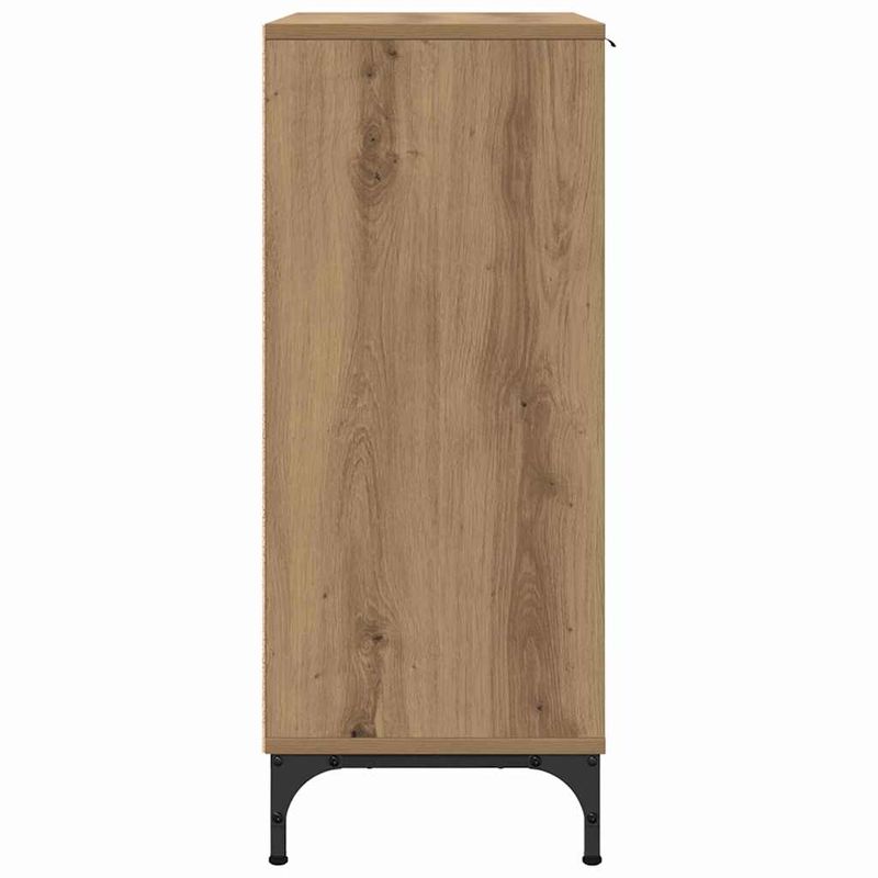 Casa si Gradina - Mobilier - Comode si corpuri - Comode - Bufet stejar artizanal 89.5 x 33 x 82 cm Lemn compozit - Infinity.ro