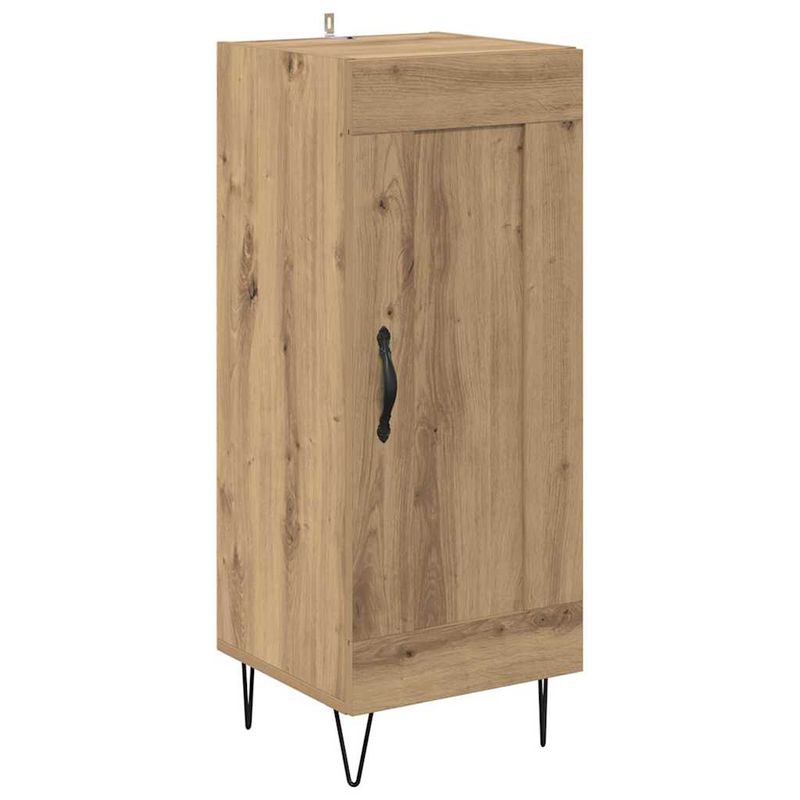 Casa si Gradina - Mobilier - Comode si corpuri - Corpuri bucatarie - Bufet Stejar Artizanal 69,5 x 34 x 180 cm Lemn compozit - Infinity.ro