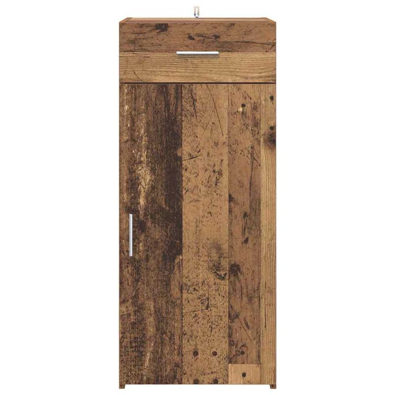Casa si Gradina - Mobilier - Comode si corpuri - Comode - Bufet stejar artizanal 42.5 x 40 x 93 cm Lemn compozit - Infinity.ro