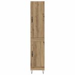 Casa si Gradina - Mobilier - Comode si corpuri - Corpuri bucatarie - Bufet Stejar Artizanal 69,5 x 34 x 180 cm Lemn compozit - Infinity.ro
