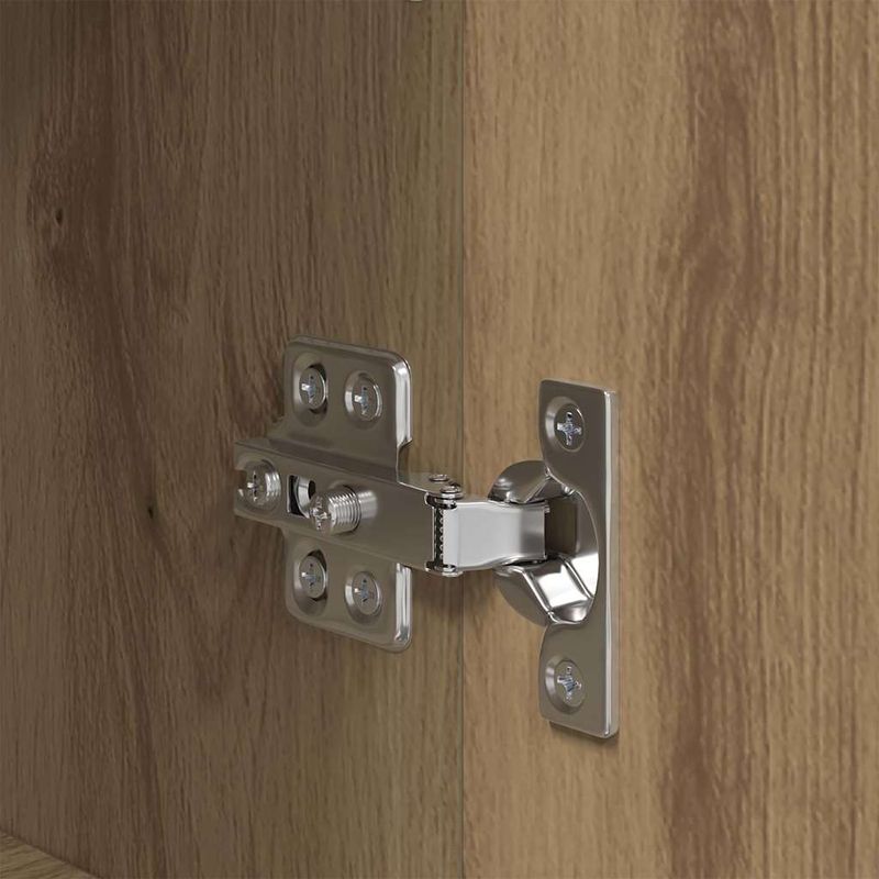 Casa si Gradina - Mobilier - Comode si corpuri - Comode - Bufet stejar artizanal 34.5 x 34 x 90 cm Lemn compozit - Infinity.ro