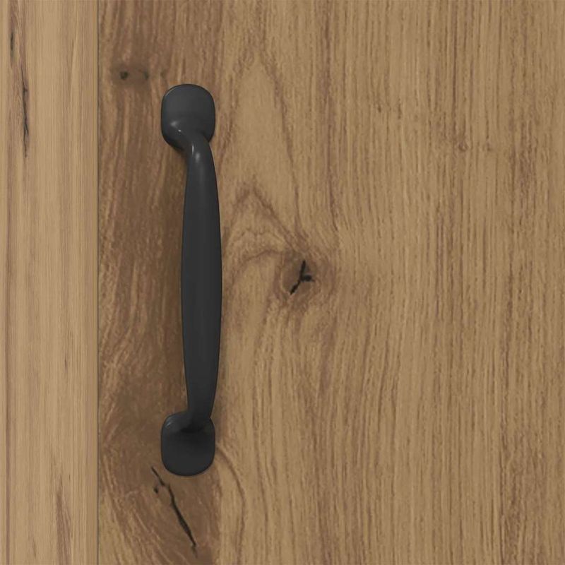 Casa si Gradina - Mobilier - Comode si corpuri - Comode - Bufet stejar artizanal 34.5 x 34 x 90 cm Lemn compozit - Infinity.ro