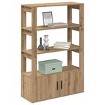 Casa si Gradina - Mobilier - Comode si corpuri - Comode - Bufet stejar artizanal 30 x 80 x 119.5 cm Lemn compozit - Infinity.ro