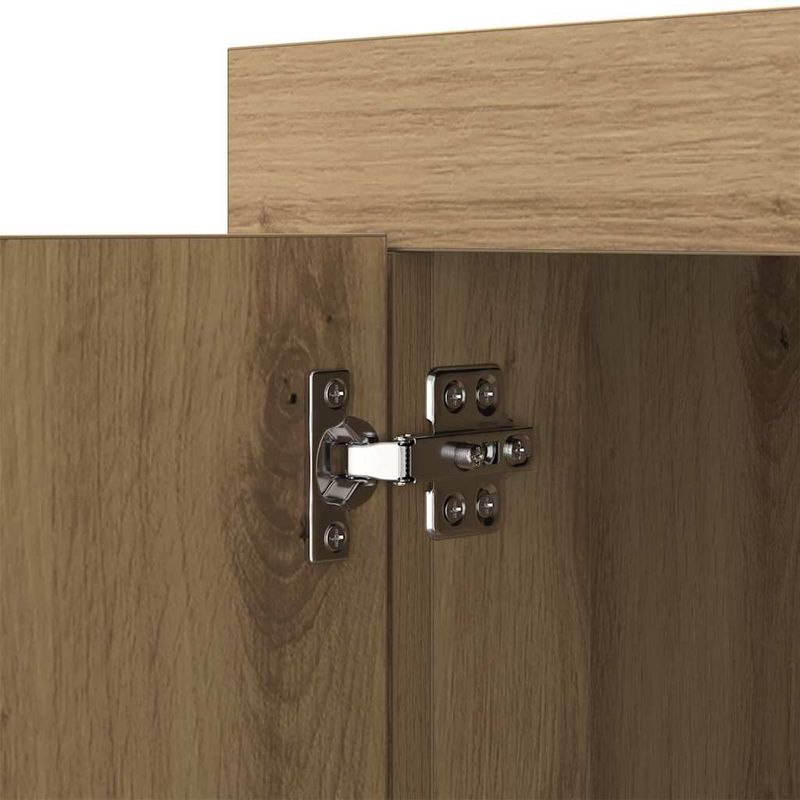 Casa si Gradina - Mobilier - Comode si corpuri - Comode - Bufet stejar artizanal 40 x 80 x 75 cm Lemn compozit - Infinity.ro