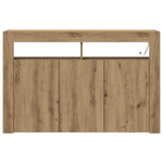 Casa si Gradina - Mobilier - Comode si corpuri - Comode - bufet Stejar Artisan Lemn Ingineresc 116 x 30 x 75 cm Bufet - Infinity.ro