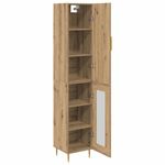 Casa si Gradina - Mobilier - Comode si corpuri - Corpuri bucatarie - Bufet Stejar Artizanal 34,5 x 34 x 180 cm Lemn compozit - Infinity.ro