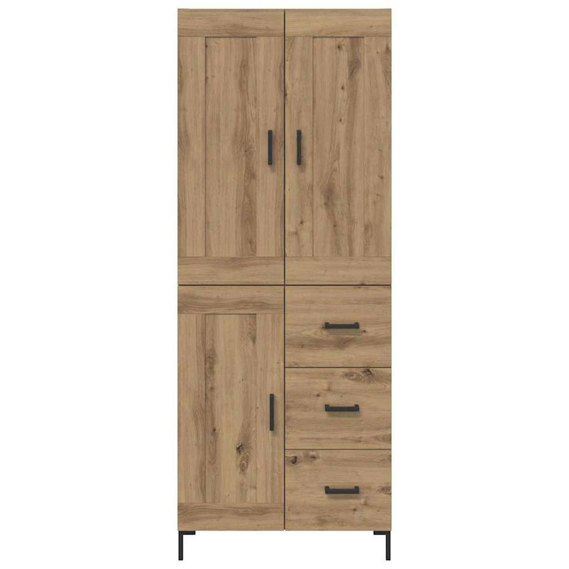 Casa si Gradina - Mobilier - Comode si corpuri - Comode - Bufet Stejar Artizanal 69,5 x 34 x 180 cm Lemn compozit - Infinity.ro
