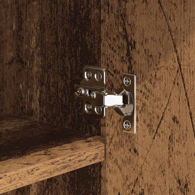 Casa si Gradina - Mobilier - Comode si corpuri - Comode - Bufet stejar artizanal 42.5 x 40 x 93 cm Lemn compozit - Infinity.ro