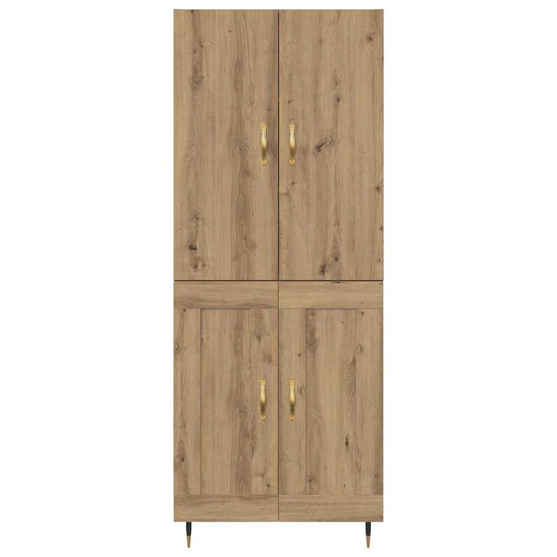 Casa si Gradina - Mobilier - Comode si corpuri - Corpuri bucatarie - Bufet Stejar Artizanal 69,5 x 34 x 180 cm Lemn compozit - Infinity.ro