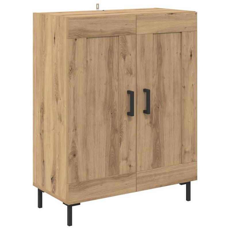 Casa si Gradina - Mobilier - Comode si corpuri - Corpuri bucatarie - Bufet Stejar Artizanal 69,5 x 34 x 180 cm Lemn compozit - Infinity.ro