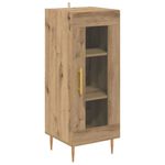 Casa si Gradina - Mobilier - Comode si corpuri - Corpuri bucatarie - Bufet Stejar Artizanal 34,5 x 34 x 180 cm Lemn compozit - Infinity.ro