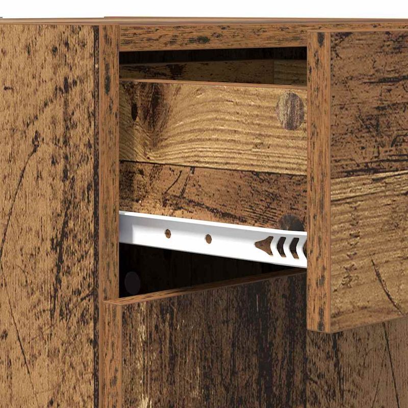 Casa si Gradina - Mobilier - Comode si corpuri - Comode - Bufet stejar artizanal 42.5 x 40 x 93 cm Lemn compozit - Infinity.ro