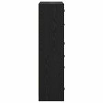 Casa si Gradina - Mobilier - Comode si corpuri - Comode - Bufet Stejar Negru 68 x 37 x 142 cm Lemn compozit - Infinity.ro