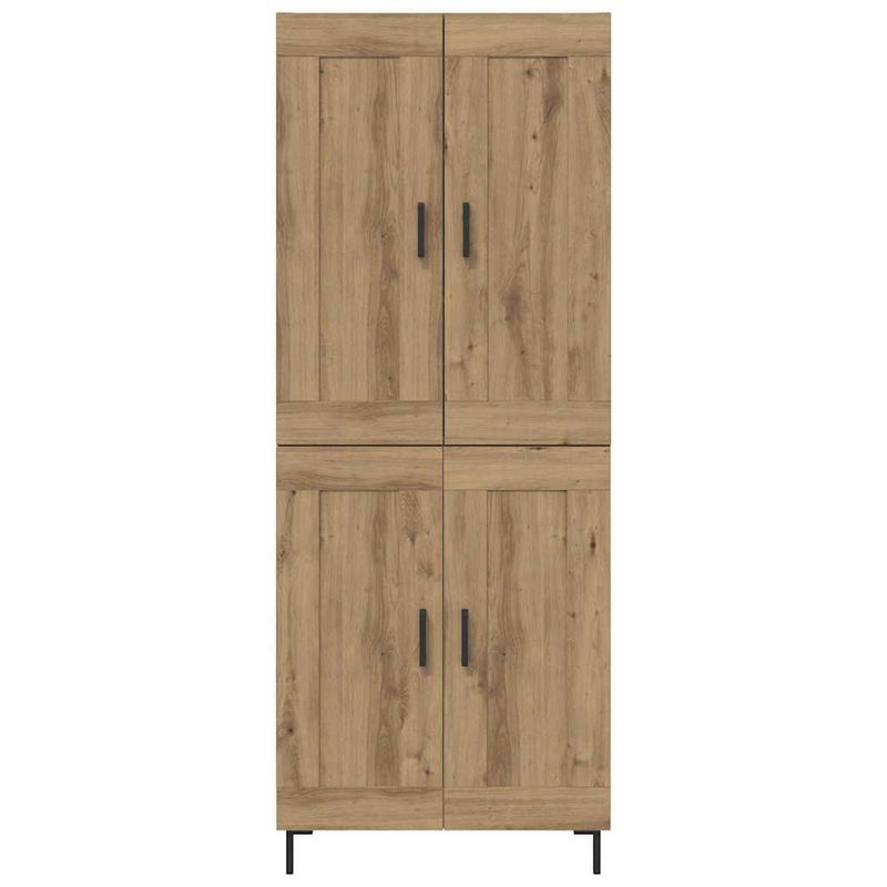 Casa si Gradina - Mobilier - Comode si corpuri - Corpuri bucatarie - Bufet Stejar Artizanal 69,5 x 34 x 180 cm Lemn compozit - Infinity.ro