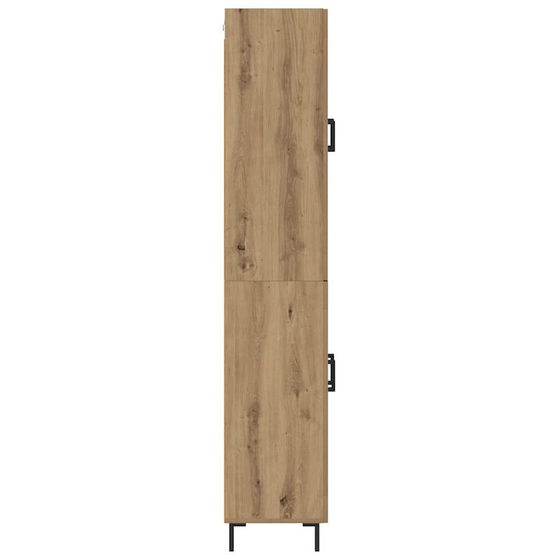 Casa si Gradina - Mobilier - Comode si corpuri - Corpuri bucatarie - Bufet Stejar Artizanal 69,5 x 34 x 180 cm Lemn compozit - Infinity.ro