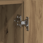 Casa si Gradina - Mobilier - Comode si corpuri - Comode - bufet Stejar Artisan Lemn Ingineresc 116 x 30 x 75 cm Bufet - Infinity.ro