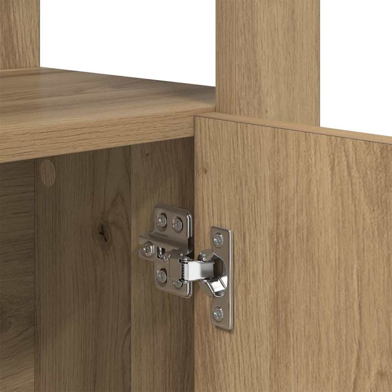 Casa si Gradina - Mobilier - Comode si corpuri - Comode - Bufet stejar artizanal 30 x 80 x 119.5 cm Lemn compozit - Infinity.ro