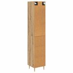 Casa si Gradina - Mobilier - Comode si corpuri - Corpuri bucatarie - Bufet Stejar Artizanal 34,5 x 34 x 180 cm Lemn compozit - Infinity.ro