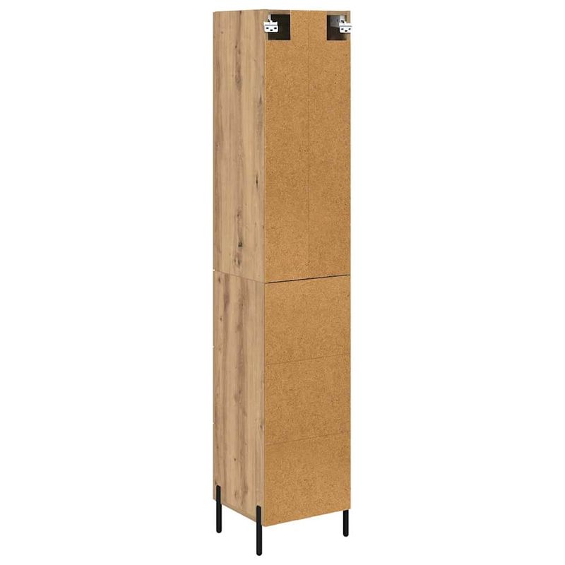 Casa si Gradina - Mobilier - Comode si corpuri - Corpuri bucatarie - Bufet Stejar Artizanal 34,5 x 34 x 180 cm Lemn compozit - Infinity.ro