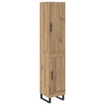 Casa si Gradina - Mobilier - Comode si corpuri - Corpuri bucatarie - Bufet Stejar Artizanal 34,5 x 34 x 180 cm Lemn compozit - Infinity.ro