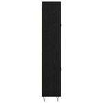 Casa si Gradina - Mobilier - Comode si corpuri - Corpuri bucatarie - Bufet Stejar Negru 69,5 x 34 x 180 cm Lemn compozit - Infinity.ro