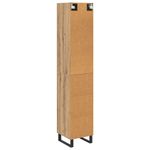 Casa si Gradina - Mobilier - Comode si corpuri - Corpuri bucatarie - Bufet Stejar Artizanal 34,5 x 34 x 180 cm Lemn compozit - Infinity.ro