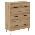 Casa si Gradina - Mobilier - Comode si corpuri - Corpuri bucatarie - Bufet Stejar Artizanal 69,5 x 34 x 180 cm Lemn compozit - Infinity.ro