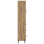 Casa si Gradina - Mobilier - Comode si corpuri - Corpuri bucatarie - Bufet Stejar Artizanal 34,5 x 34 x 180 cm Lemn compozit - Infinity.ro