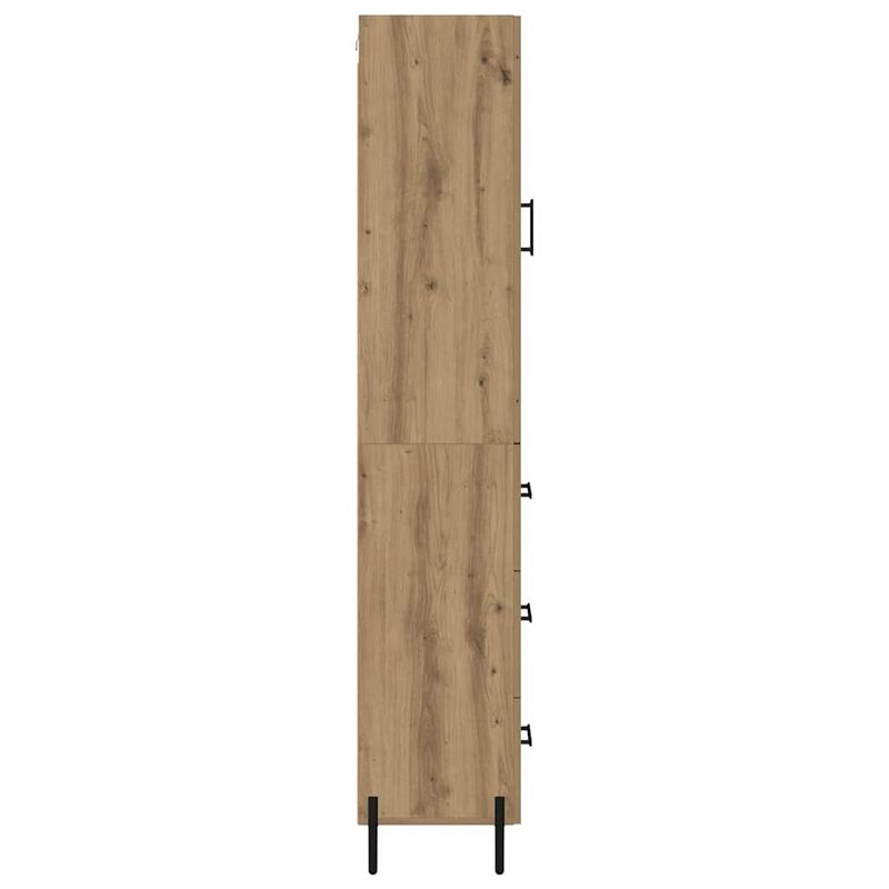 Casa si Gradina - Mobilier - Comode si corpuri - Corpuri bucatarie - Bufet Stejar Artizanal 34,5 x 34 x 180 cm Lemn compozit - Infinity.ro
