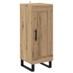 Casa si Gradina - Mobilier - Comode si corpuri - Corpuri bucatarie - Bufet Stejar Artizanal 34,5 x 34 x 180 cm Lemn compozit - Infinity.ro
