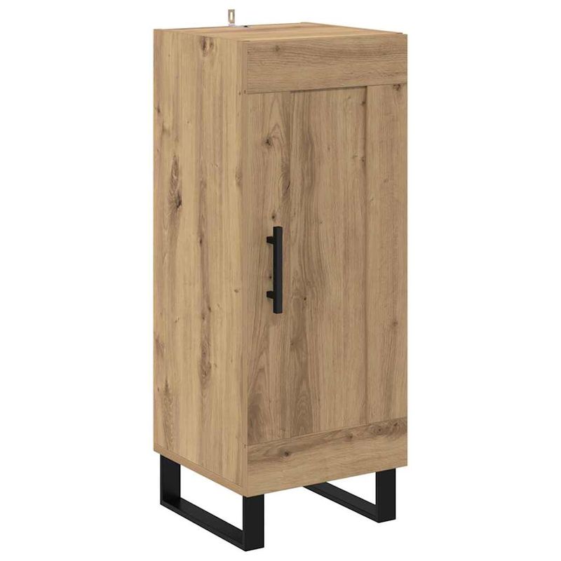 Casa si Gradina - Mobilier - Comode si corpuri - Corpuri bucatarie - Bufet Stejar Artizanal 34,5 x 34 x 180 cm Lemn compozit - Infinity.ro