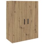 Casa si Gradina - Mobilier - Comode si corpuri - Corpuri bucatarie - Bufet Stejar Artizanal 69,5 x 34 x 180 cm Lemn compozit - Infinity.ro